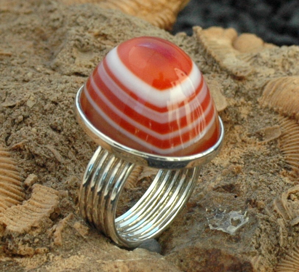 Augenachat Ring